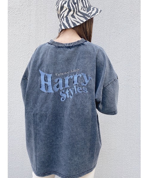one way（ワンウェイ）の「【oneway Jeans】HARRYUP加工Tシャツ（Tシャツ/カットソー・レディース・ブラック/ダークグリーン/ベージュ/ライトパープル/ライトブルー・FREE）」の6枚目の写真