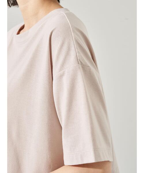 earth music&ecology（アースミュージックアンドエコロジー）の「レイヤード風カットチュニック ＊（Tシャツ/カットソー・レディース・ミント/サックスブルー/ベージュ・FREE）」の13枚目の写真