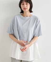 earth music&ecology | レイヤード風カットチュニック ＊(Tシャツ/カットソー)