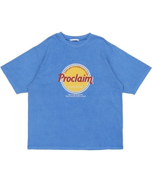 SPINNS（スピンズ）の「【ゆったりシルエット】Proclaim カレッジデザインビッグTシャツ（Tシャツ/カットソー・レディース・ホワイト/ブルー/グリーン/チャコール・ONESIZE）」の16枚目の写真