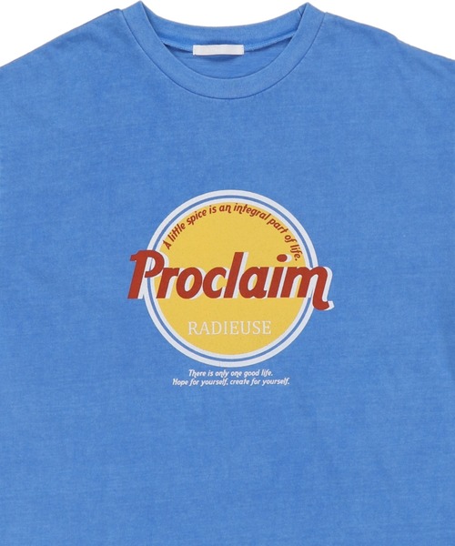 SPINNS（スピンズ）の「【ゆったりシルエット】Proclaim カレッジデザインビッグTシャツ（Tシャツ/カットソー・レディース・ホワイト/ブルー/グリーン/チャコール・ONESIZE）」の18枚目の写真