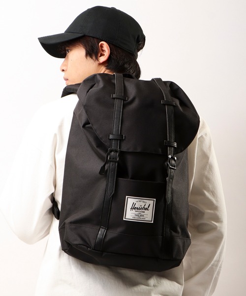 Herschel Supply（ハーシェルサプライ）の「Herschel Supply バックパック15PC収納 19.5L（バックパック/リュック・メンズ・ベージュ/グリーン/ブラック/レッド系その他/マスタード/カモフラージュ/ネイビー/ブラック系その他/カーキ/マルチ/ワイン・FREE）」の3枚目の写真