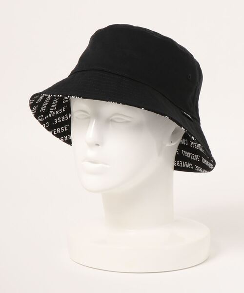 CONVERSE（コンバース）の「【CONVERSE】リバーシブルバケットハット（ハット・メンズ・ホワイト/ブラック・ONE SIZE）」の3枚目の写真