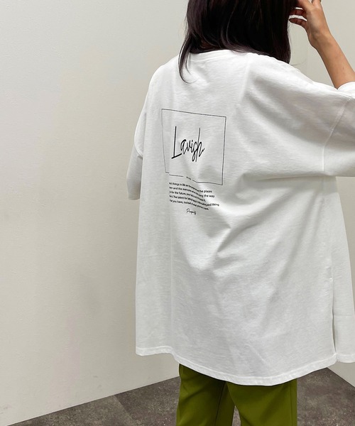 apres jour mignon(アプレジュールミニョン)の「アソートBIGスリットT 【ZOZOTOWN限定アイテム】(Tシャツ/カットソー・レディース・ブラック/ホワイト系その他/ブラック系その他/ナチュラル/パープル系その他/オレンジ系その他/オフホワイト/ブルー系その他・X-LARGE/フリー)」の16枚目の写真