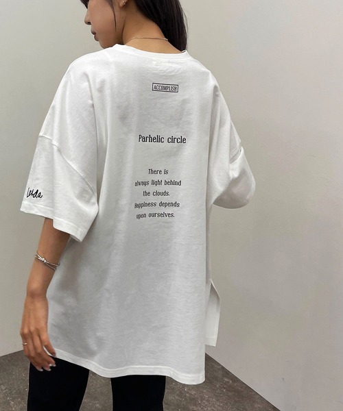 apres jour mignon(アプレジュールミニョン)の「アソートBIGスリットT 【ZOZOTOWN限定アイテム】(Tシャツ/カットソー・レディース・ブラック/ホワイト系その他/ブラック系その他/ナチュラル/パープル系その他/オレンジ系その他/オフホワイト/ブルー系その他・X-LARGE/フリー)」の10枚目の写真