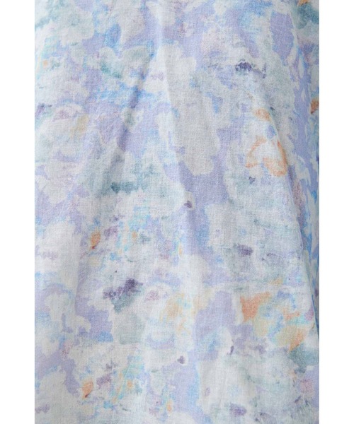 MEDE19F（メデジュウキュウ）の「ＭＥＤＥ１９Ｆ　コットン素材の水彩画ブラウス（シャツ/ブラウス・レディース・ライトグレー/ライトパープル・MEDIUM/LARGE/X-LARGE/XX-LARGE）」の13枚目の写真