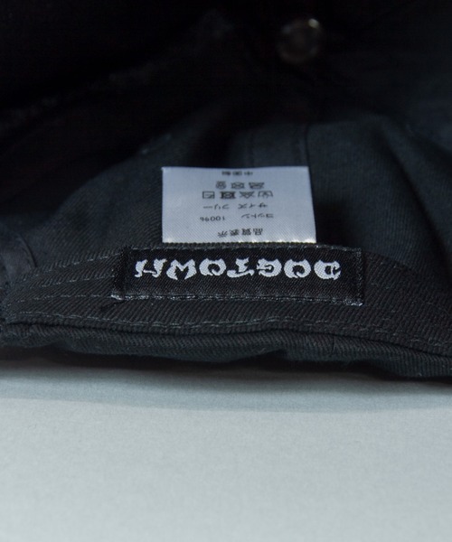 DOGTOWN（ドッグタウン）の「DT-DOGTOWN Gonz Teill 6P-CAP/ドックタウン キャップ（キャップ・メンズ・ブラック・FREE）」の6枚目の写真