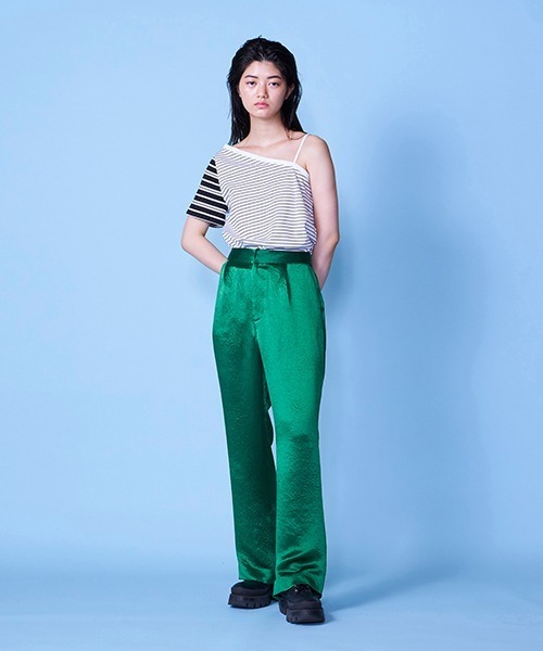 lautreamont BLEUBLANC（ロートレアモンブルーブラン）の「レイヤードボーダーT【セットアイテム】（Tシャツ/カットソー・レディース・ブラック系その他/ダークネイビー・11号/9号）」の21枚目の写真