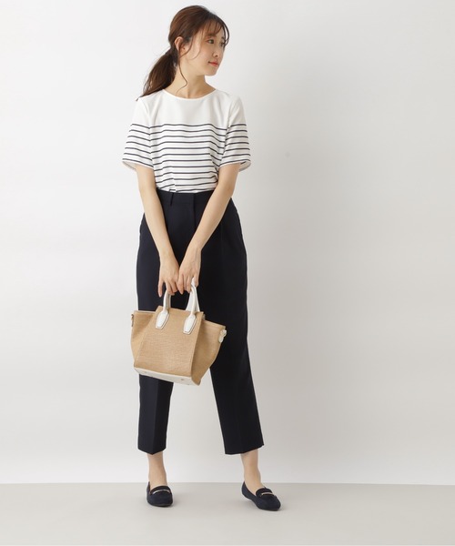 NATURAL BEAUTY BASIC(ナチュラルビューティーベーシック)の「ボーダーTブラウス/ 0171110513(シャツ/ブラウス・レディース・ホワイト系その他/ホワイト系その他2・MEDIUM/SMALL)」の10枚目の写真