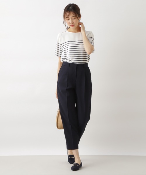 NATURAL BEAUTY BASIC(ナチュラルビューティーベーシック)の「ボーダーTブラウス/ 0171110513(シャツ/ブラウス・レディース・ホワイト系その他/ホワイト系その他2・MEDIUM/SMALL)」の8枚目の写真