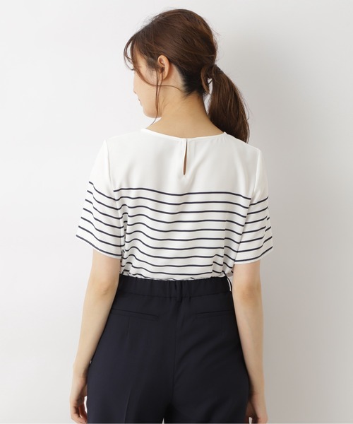 NATURAL BEAUTY BASIC(ナチュラルビューティーベーシック)の「ボーダーTブラウス/ 0171110513(シャツ/ブラウス・レディース・ホワイト系その他/ホワイト系その他2・MEDIUM/SMALL)」の14枚目の写真