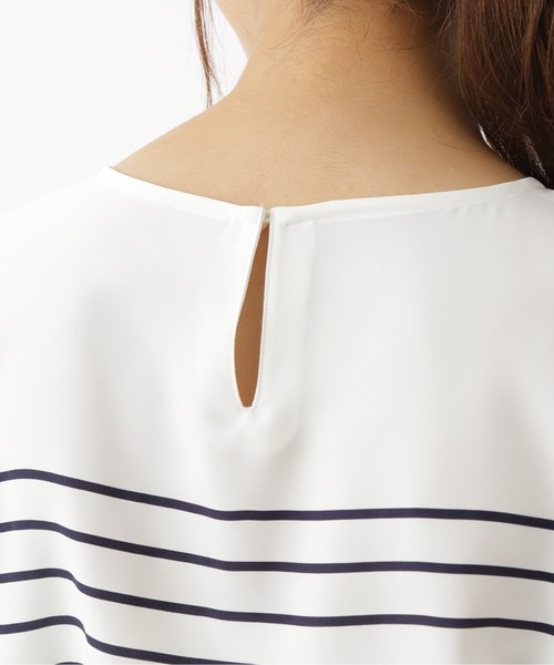 NATURAL BEAUTY BASIC(ナチュラルビューティーベーシック)の「ボーダーTブラウス/ 0171110513(シャツ/ブラウス・レディース・ホワイト系その他/ホワイト系その他2・MEDIUM/SMALL)」の9枚目の写真