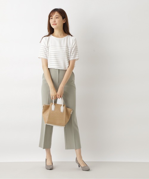 NATURAL BEAUTY BASIC(ナチュラルビューティーベーシック)の「ボーダーTブラウス/ 0171110513(シャツ/ブラウス・レディース・ホワイト系その他/ホワイト系その他2・MEDIUM/SMALL)」の4枚目の写真