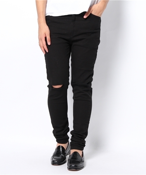 DANKE SCHON（ダンケシェーン）の「DankeSchon/ダンケシェーン/Damege Skinny Pants（その他パンツ・メンズ・ブラック/ホワイト/グレー/ブルー・MEDIUM/LARGE/X-LARGE/SMALL）」の14枚目の写真