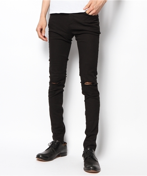 DANKE SCHON（ダンケシェーン）の「DankeSchon/ダンケシェーン/Damege Skinny Pants（その他パンツ・メンズ・ブラック/ホワイト/グレー/ブルー・MEDIUM/LARGE/X-LARGE/SMALL）」の15枚目の写真