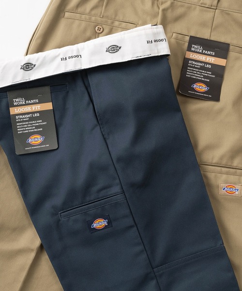 Dickies(ディッキーズ)の「【Dickies/ディッキーズ】ダブルニー チノワークパンツ/TCツイル(チノパンツ・メンズ・チャコールグレー/ブラック/ベージュ/ネイビー/ダークブラウン/グリーン/オリーブ・30inch/28inch/36inch/34inch/32inch)」の7枚目の写真