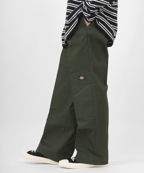 セール チノパンツ パンツ Dickies ディッキーズ ダブルニーチノワークパンツ Tcツイル チノパンツ Dickies ディッキーズ のファッション