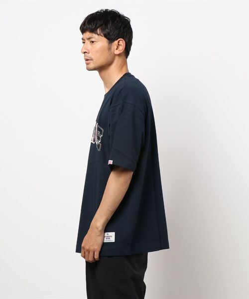 CIAOPANIC TYPY（チャオパニックティピー）の「USAコットンカレッジクラッシュプリントTee（Tシャツ/カットソー・メンズ・ネイビー/オレンジ/オフホワイト・M/S/XL/L）」の20枚目の写真