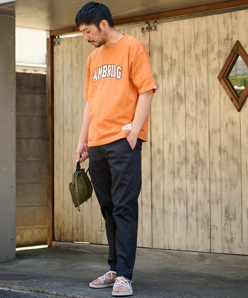 CIAOPANIC TYPY（チャオパニックティピー）の「USAコットンカレッジクラッシュプリントTee（Tシャツ/カットソー・メンズ・ネイビー/オレンジ/オフホワイト・M/S/XL/L）」の12枚目の写真