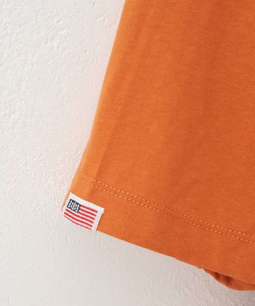 CIAOPANIC TYPY（チャオパニックティピー）の「USAコットンカレッジクラッシュプリントTee（Tシャツ/カットソー・メンズ・ネイビー/オレンジ/オフホワイト・M/S/XL/L）」の18枚目の写真