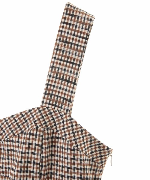 31 Sons de mode（トランテアン　ソン　ドゥ　モード）の「バックフリルジャンスカ（ジャンパースカート・レディース・ベージュ/ブラウン・36/38）」の13枚目の写真