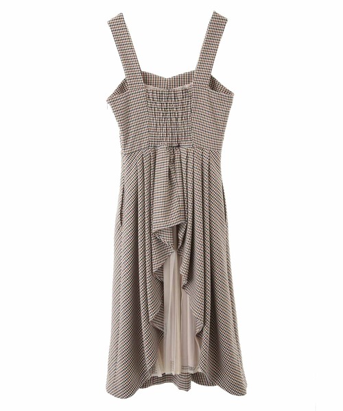 31 Sons de mode（トランテアン　ソン　ドゥ　モード）の「バックフリルジャンスカ（ジャンパースカート・レディース・ベージュ/ブラウン・36/38）」の18枚目の写真