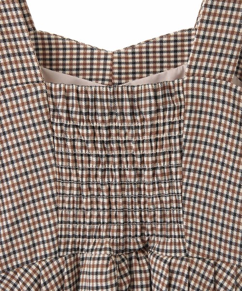 31 Sons de mode（トランテアン　ソン　ドゥ　モード）の「バックフリルジャンスカ（ジャンパースカート・レディース・ベージュ/ブラウン・36/38）」の19枚目の写真