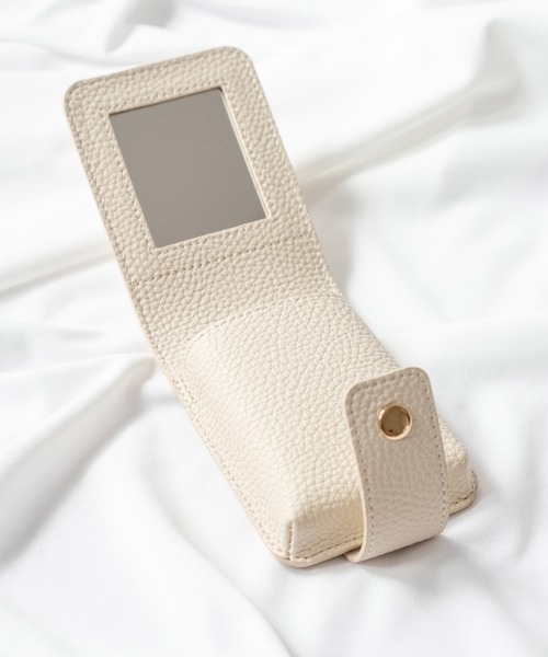 Edit Sheen（エディットシーン）の「ミラー付きリップケース（ポーチ・レディース・ブルー/アイボリー/モカ・FREE）」の11枚目の写真