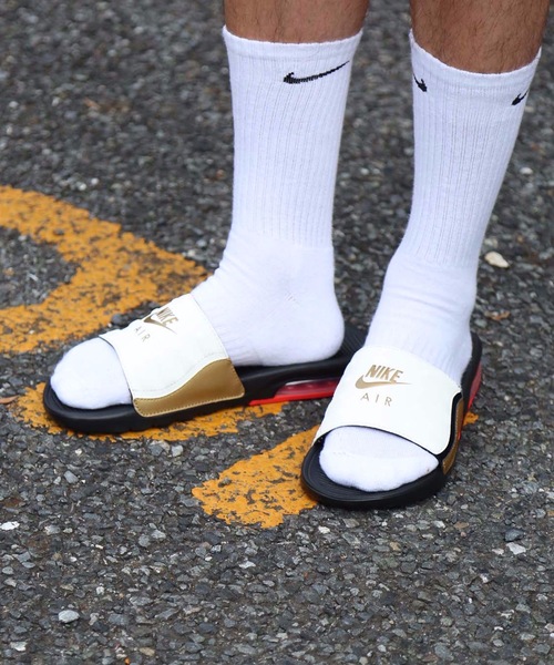 セール Nike ナイキ エアマックスキャムデンスライド ｂｑ４６２６ ホワイト サンダル Nike ナイキ のファッション通販 Zozotown