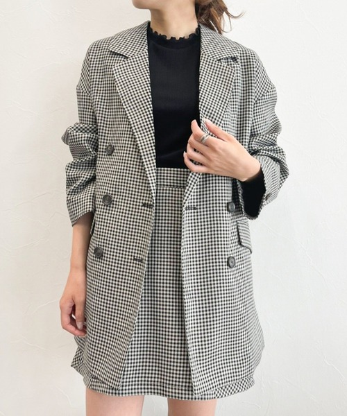 Heather（ヘザー）の「デイリーセットアップアソートミニスカート　215253（スカート・レディース・ブラック系その他/ベージュ系その他/ブルー・S/M）」の7枚目の写真