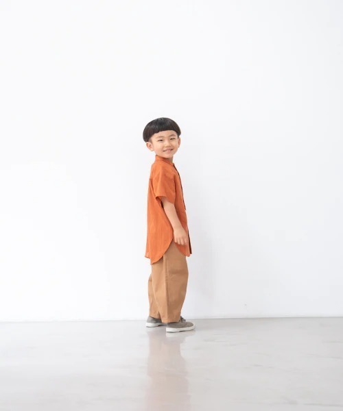 LOWRYS FARM（ローリーズファーム）の「ドレスチュニックシャツ　956358（シャツ/ブラウス・キッズ・ホワイト/グリーン/オレンジ・110cm/120cm/130cm）」の5枚目の写真