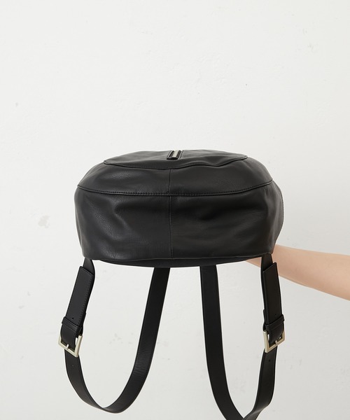 Kawa-Kawa（カワカワ）の「【kawa-kawa(カワカワ)】NO1266 softレザーリュック（バックパック/リュック・レディース・ブラック・FREE）」の10枚目の写真