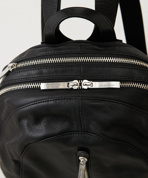 Kawa-Kawa（カワカワ）の「【kawa-kawa(カワカワ)】NO1266 softレザーリュック（バックパック/リュック・レディース・ブラック・FREE）」の8枚目の写真