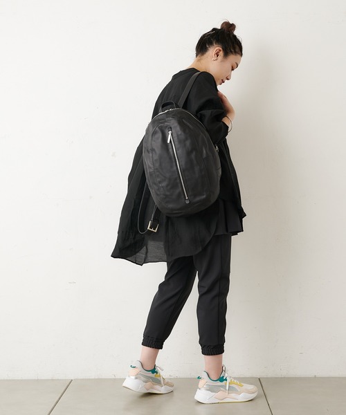 Kawa-Kawa（カワカワ）の「【kawa-kawa(カワカワ)】NO1266 softレザーリュック（バックパック/リュック・レディース・ブラック・FREE）」の22枚目の写真