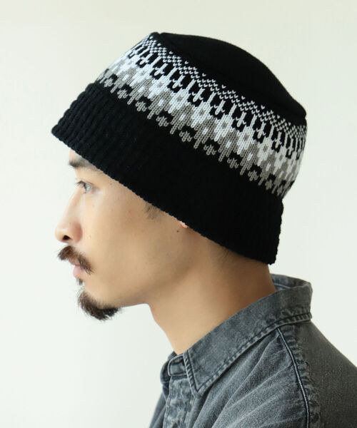 【新品】BATONER ペーパー ニット ハット 黒 beams 新品】BATONER ペーパー ニット ハット 黒 beams - メルカリ