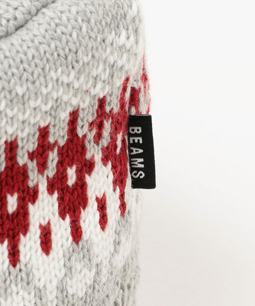 BEAMS（ビームス）の「BEAMS / ニット バケット ハット（ニットキャップ/ビーニー・メンズ・グレー/ブラック/ベージュ・ONE SIZE）」の9枚目の写真