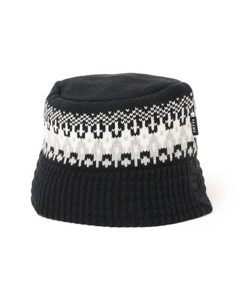 BEAMS（ビームス）の「BEAMS / ニット バケット ハット（ニットキャップ/ビーニー・メンズ・グレー/ブラック/ベージュ・ONE SIZE）」の10枚目の写真