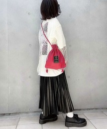 CORNERS | 【インフルエンサーNanaさん×CORNERSコラボ】フェイクレザープリーツスカート(スカート)