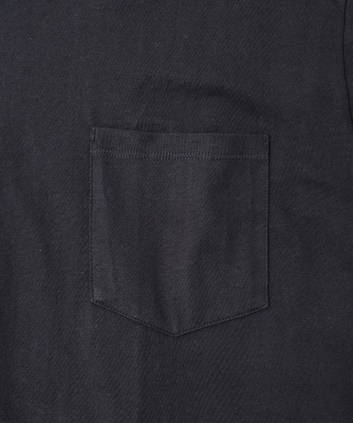 HANES(ヘインズ)の「Hanes ヘインズ BEEFY LONG SLEEVE POCKET T-SHIRT 1P ビーフィー クルーネック ロングスリーブ ポケット付きTシャツ(Tシャツ/カットソー・メンズ・ホワイト/ブラック/ネイビー/ダークグレー/ヘザーグレー・S/M/L/XL)」の18枚目の写真