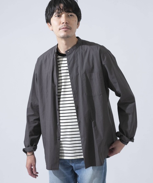 URBAN RESEARCH ROSSO MEN（アーバンリサーチロッソメン）の「『XLサイズあり』ボーダーワイドTシャツ（Tシャツ/カットソー・メンズ・ブラック/グレー/ブラウン・MEDIUM/X-LARGE/LARGE）」の11枚目の写真