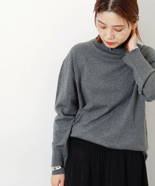 ★JOURNAL STANDARD★コットンカシミヤロングプルオーバー&amp;パンツ JOURNAL STANDARD（ジャーナルスタンダード）の「コットンカシミヤ