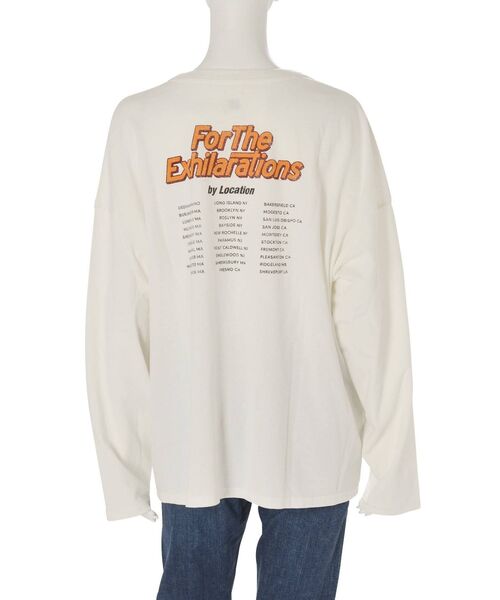 Ungrid(アングリッド)の「ウォッシュロゴプリントロングスリーブTee(Tシャツ/カットソー・レディース・チャコールグレー/オフホワイト・FREE)」の13枚目の写真