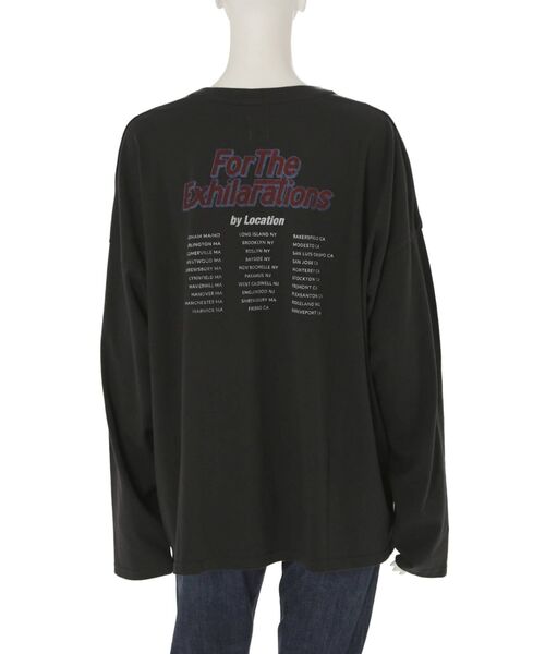 Ungrid(アングリッド)の「ウォッシュロゴプリントロングスリーブTee(Tシャツ/カットソー・レディース・チャコールグレー/オフホワイト・FREE)」の20枚目の写真