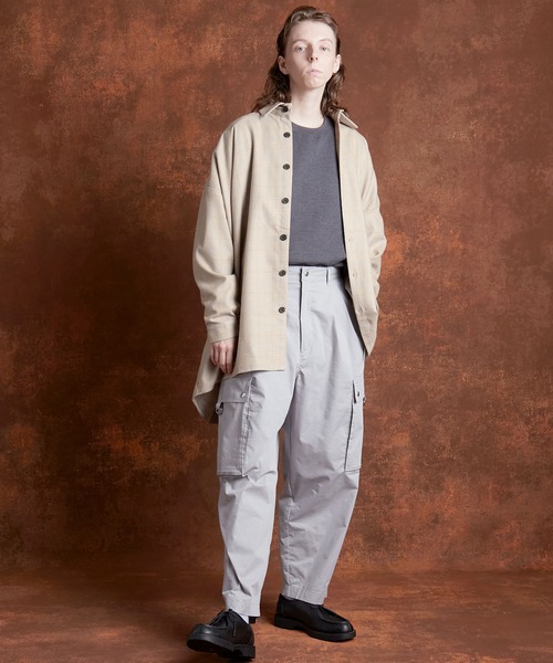 ENDER PRODUCTS（エンダープロダクツ）の「ビッグシルエット マルチパターン レギュラーカラーL/Sシャツ【ENDER PRODUCTS/エンダープロダクツ】（シャツ/ブラウス・メンズ・グレー系その他/ベージュ系その他/グレー系その他3/ブルー系その他2/レッド系その他2・FREE）」の15枚目の写真