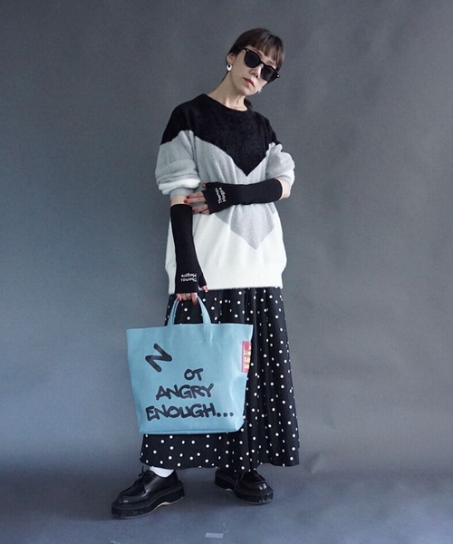 intoxic.(イントキシック)の「RESONATES 2021限定品 Mad strap tote マッドストラップトート(トートバッグ・レディース・ブラック/ブルー/ベージュ・FREE)」の3枚目の写真