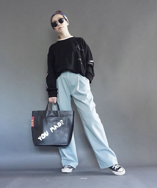 intoxic.(イントキシック)の「RESONATES 2021限定品 Mad strap tote マッドストラップトート(トートバッグ・レディース・ブラック/ブルー/ベージュ・FREE)」の21枚目の写真