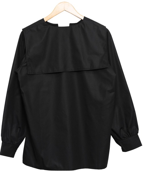 mili an deni（ミリアンデニ）の「セーラーカラーブラウス（シャツ/ブラウス・レディース・ブラック/オフホワイト/ブルー・L/M）」の13枚目の写真