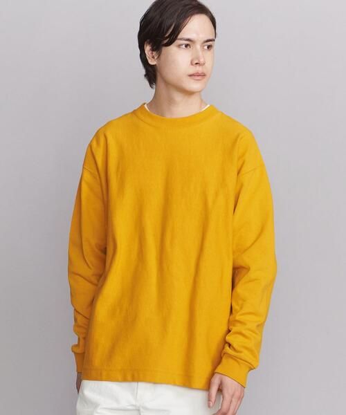 BEAUTY&YOUTH UNITED ARROWS(ビューティーアンドユースユナイテッドアローズ)の「BY 10oz ヘビーウェイト カットソー CL FW(Tシャツ/カットソー・メンズ・マスタード・S/M/L/XL/XXL)」の1枚目の写真