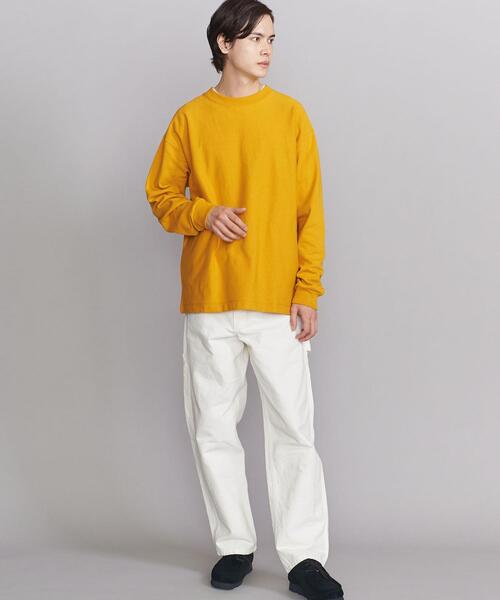 BEAUTY&YOUTH UNITED ARROWS(ビューティーアンドユースユナイテッドアローズ)の「BY 10oz ヘビーウェイト カットソー CL FW(Tシャツ/カットソー・メンズ・マスタード・S/M/L/XL/XXL)」の6枚目の写真