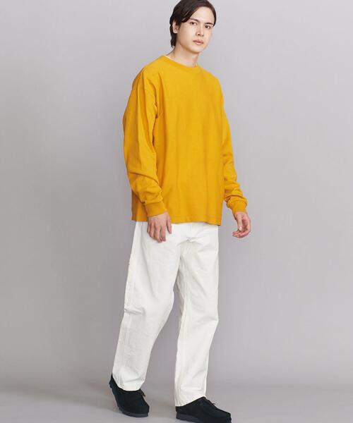 BEAUTY&YOUTH UNITED ARROWS(ビューティーアンドユースユナイテッドアローズ)の「BY 10oz ヘビーウェイト カットソー CL FW(Tシャツ/カットソー・メンズ・マスタード・S/M/L/XL/XXL)」の10枚目の写真